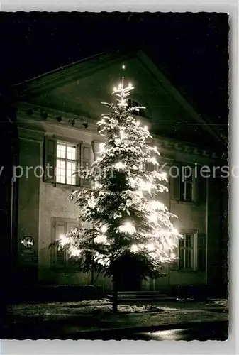 AK / Ansichtskarte Biberach Baden Geschmueckter Tannenbaum Kat. Biberach Kinzigtal