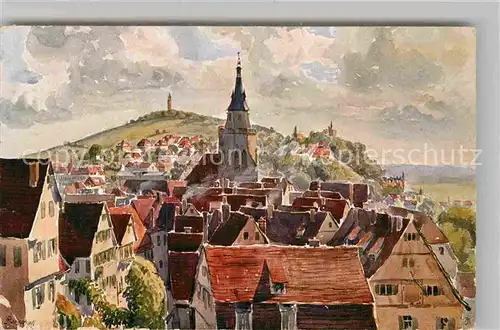 AK / Ansichtskarte Tuebingen Blick vom Schloss Kat. Tuebingen