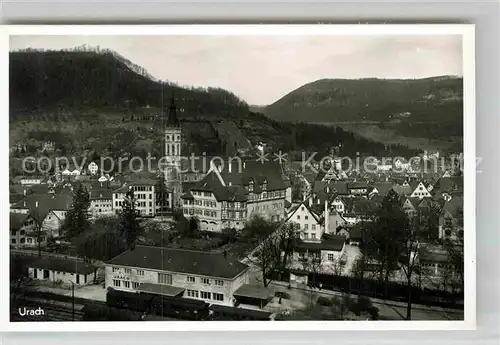 AK / Ansichtskarte Urach Bad Kirche Panorama Kat. Bad Urach