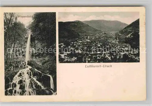 AK / Ansichtskarte Urach Bad Wasserfall Panorama Kat. Bad Urach