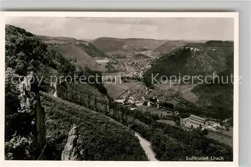 AK / Ansichtskarte Urach Bad Panorama Kat. Bad Urach