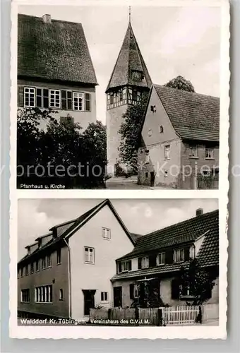 AK / Ansichtskarte Walddorf Altensteig CVJM Pfarrhaus Kirche Kat. Altensteig