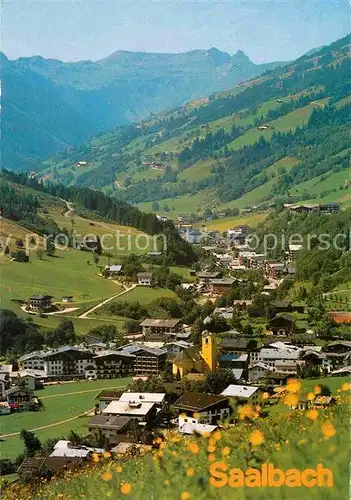 AK / Ansichtskarte Saalbach Hinterglemm Panorama Kat. Saalbach Hinterglemm