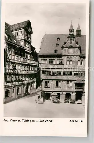 AK / Ansichtskarte Tuebingen Am Markt Kat. Tuebingen