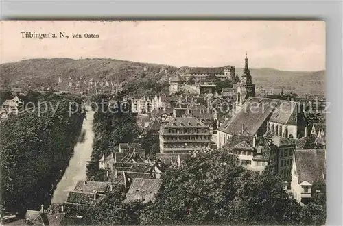 AK / Ansichtskarte Tuebingen Panorama von Osten Kat. Tuebingen