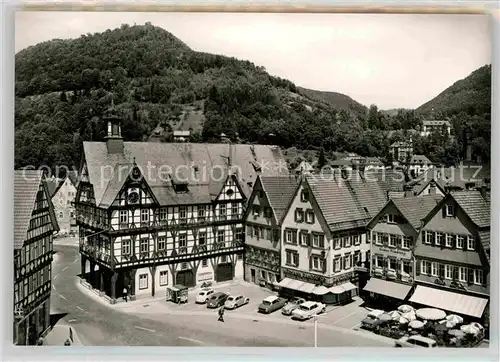 AK / Ansichtskarte Bad Urach Marktplatz Rathaus Kat. Bad Urach