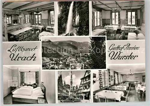 AK / Ansichtskarte Bad Urach Gasthof Pension Wurster Kat. Bad Urach