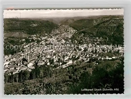 AK / Ansichtskarte Bad Urach Fliegeraufnahme Kat. Bad Urach