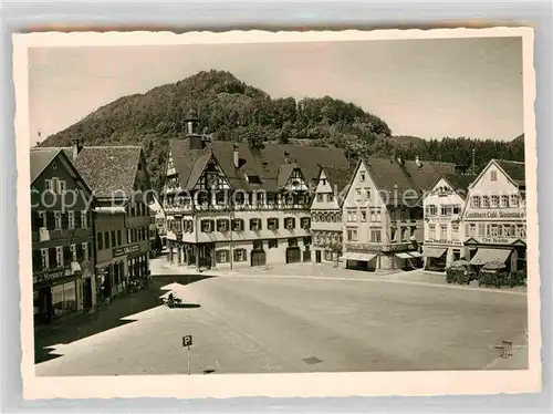 AK / Ansichtskarte Urach Bad Marktplatz Hotel Krone Kat. Bad Urach