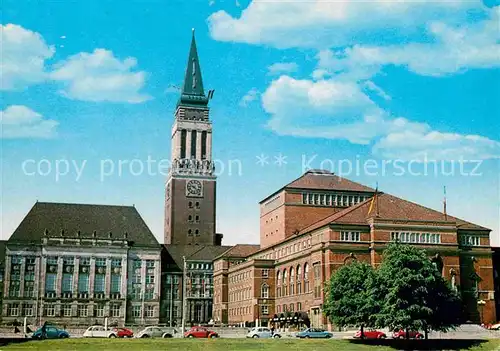 AK / Ansichtskarte Kiel Rathaus Stadttheater Landeshauptstadt Kat. Kiel