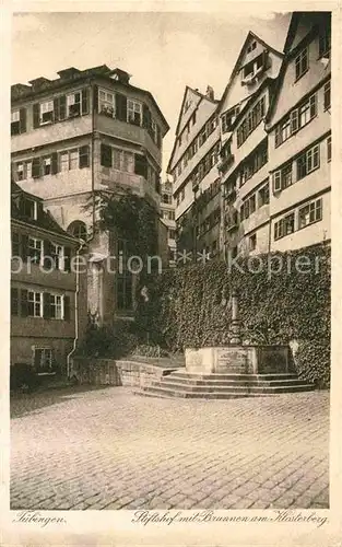 AK / Ansichtskarte Tuebingen Stiftshof mit Brunnen am Klosterberg Kat. Tuebingen