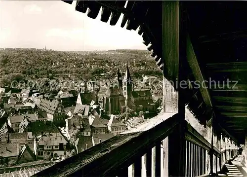 AK / Ansichtskarte Esslingen Neckar Blick von der Burg Kat. Esslingen am Neckar