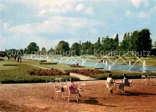 AK / Ansichtskarte Duesseldorf Nordpark Wasserspiele Kat. Duesseldorf