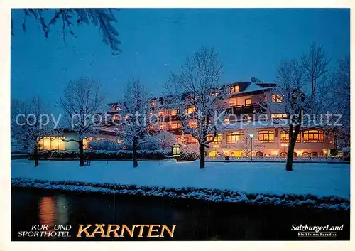 AK / Ansichtskarte Bad Hofgastein Sporthotel Kaernten Kat. Bad Hofgastein