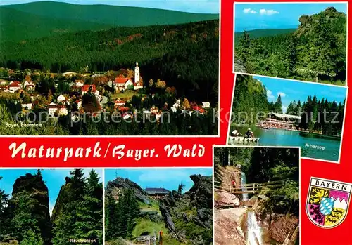 AK / Ansichtskarte Bayerischer Wald Naturpark Arbersee 