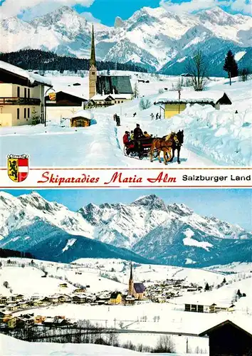 AK / Ansichtskarte Maria Alm Steinernen Meer Panorama Winter Kat. Maria Alm am Steinernen Meer