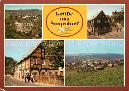 AK / Ansichtskarte Saupsdorf Gaststaete Raeumichtmuehle Umgebindehaeuser  Kat. Kirnitzschtal