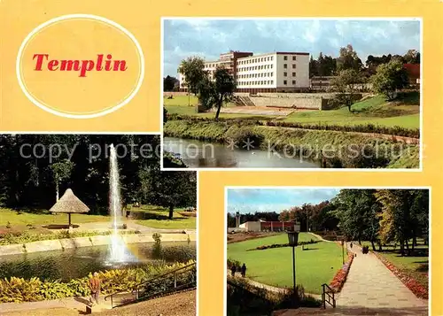 AK / Ansichtskarte Templin FDGB Erholungsheim Salvador Allende Buergergarten Kat. Templin