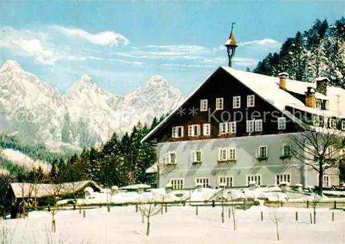 AK / Ansichtskarte Radstadt Gasthaus Pension Seitenalpe Winter Kat. Radstadt