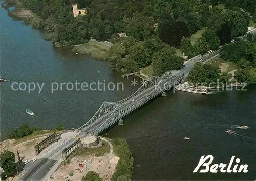 AK / Ansichtskarte Berlin Fliegeraufnahme Glienicker Bruecke  Kat. Berlin