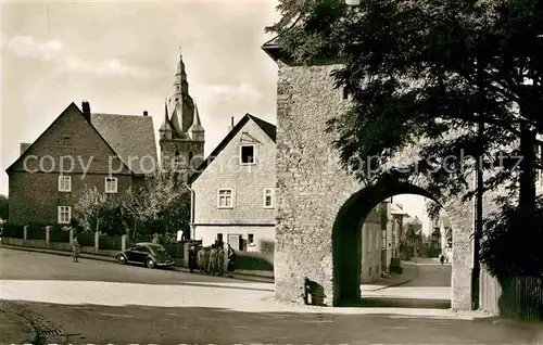 AK / Ansichtskarte Brilon Derkertor Kirchturm Kat. Brilon