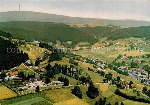 AK / Ansichtskarte Warmensteinach Fliegeraufnahme Kat. Warmensteinach Fichtelgebirge