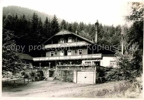 AK / Ansichtskarte Tabarz Hotel Schweizerhaus  Kat. Tabarz Thueringer Wald