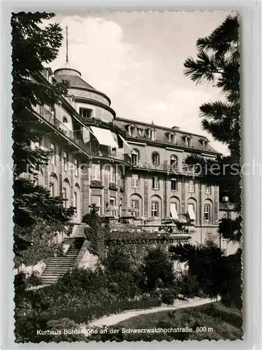 AK / Ansichtskarte Buehl Baden Kurhaus Buehlerhoehe Kat. Buehl