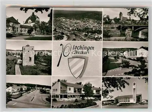 AK / Ansichtskarte Plochingen Stadtansichten Kirche Bruecke  Kat. Plochingen