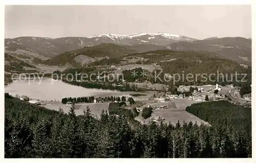 AK / Ansichtskarte Titisee Panorama mit Blick zum Feldberg Schwarzwald Kat. Titisee Neustadt