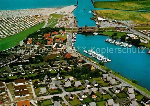 AK / Ansichtskarte Carolinensiel Harlesiel Ostfriesland Nordseebad Fliegeraufnahme Kat. Wittmund