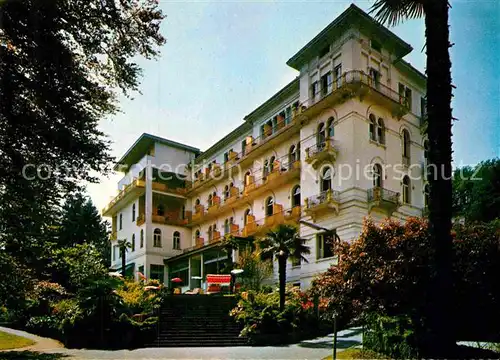 AK / Ansichtskarte Lugano Lago di Lugano Hotel Paix