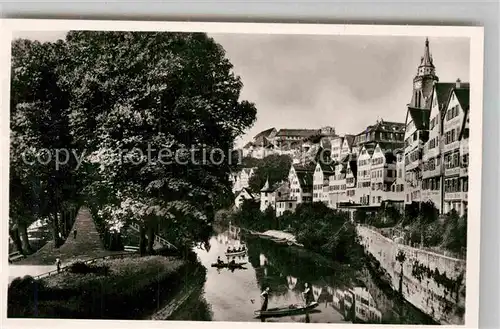 AK / Ansichtskarte Tuebingen Neckar mit Platanenallee