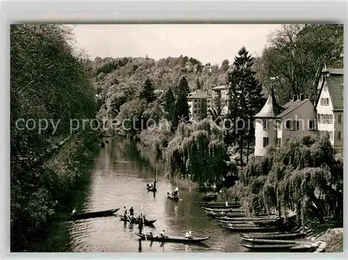 AK / Ansichtskarte Tuebingen Neckar mit Hoelderlinturm