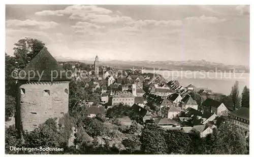 AK / Ansichtskarte ueberlingen Bodensee Panorama Runder Turm Kat. ueberlingen