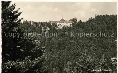 AK / Ansichtskarte Baden Baden Kurhaus Buehlerhoehe Kat. Baden Baden