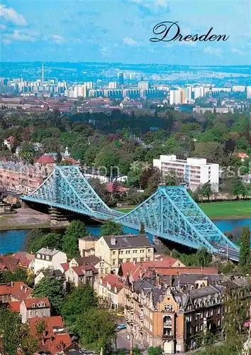 AK / Ansichtskarte Dresden Das Blaue Wunder Elbbruecke Blasewitz Loschwitz Kat. Dresden Elbe