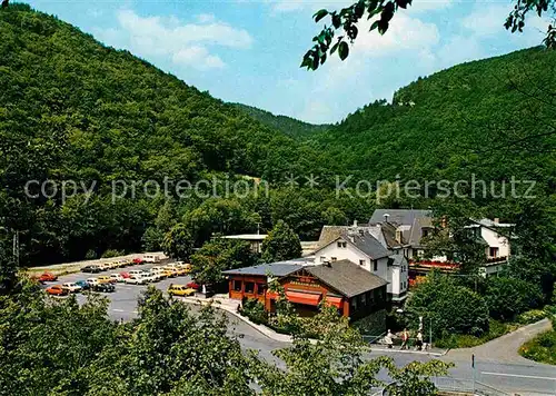 AK / Ansichtskarte Lorch Rheingau Speiserestaurant Cafe Laukenmuehle im Wispertal Kat. Lorch