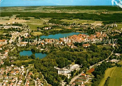 AK / Ansichtskarte Bad Waldsee Fliegeraufnahme Kat. Bad Waldsee