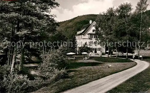 AK / Ansichtskarte Enzkloesterle Kurhaus Wiesengrund Kat. Enzkloesterle