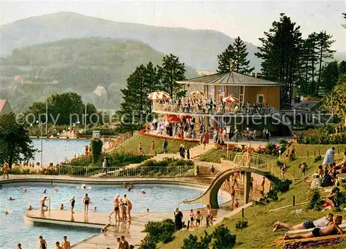 AK / Ansichtskarte Bad Kissingen Terrassen Schwimmbad Ballinghain Kat. Bad Kissingen