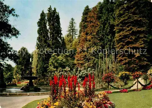 AK / Ansichtskarte ueberlingen Bodensee Stadtgarten Kat. ueberlingen