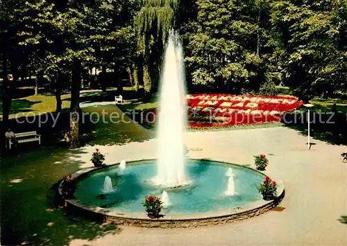 AK / Ansichtskarte Bad Mergentheim Springbrunnen am Kurhaus Kat. Bad Mergentheim