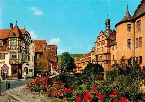 AK / Ansichtskarte Bad Mergentheim Hoch  und Deutschmeisterschloss Kat. Bad Mergentheim