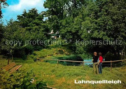 AK / Ansichtskarte Nenkersdorf Lahnquellteich Hotel Restaurant Forsthaus Lahnhof Kat. Netphen