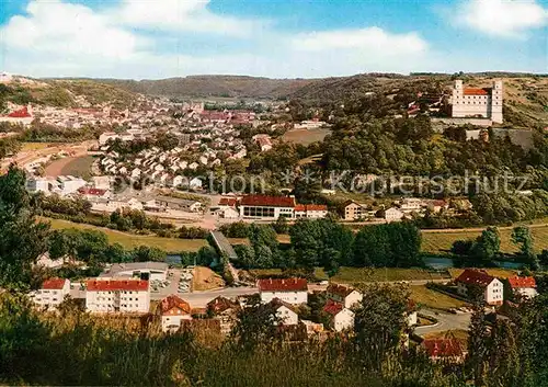 AK / Ansichtskarte Eichstaett Oberbayern Stadtblick mit Willibaldsburg Naturpark Altmuehltal Kat. Eichstaett