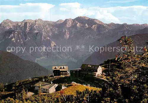 AK / Ansichtskarte Ebensee Oberoesterreich Naturfreundehaus Feuerkogel Blick auf Totes Gebirge Kat. Ebensee Salzkammergut