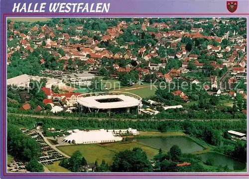 AK / Ansichtskarte Halle Westfalen Fliegeraufnahme Kat. Halle (Westf.)