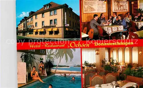 AK / Ansichtskarte Donaueschingen Hotel Restaurant Ochsen Kat. Donaueschingen