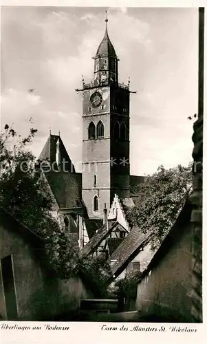 AK / Ansichtskarte ueberlingen Bodensee Turm Muenster Sankt Nikolaus Kat. ueberlingen